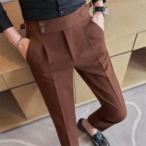 Umber Coton Men's Casual Pantalons